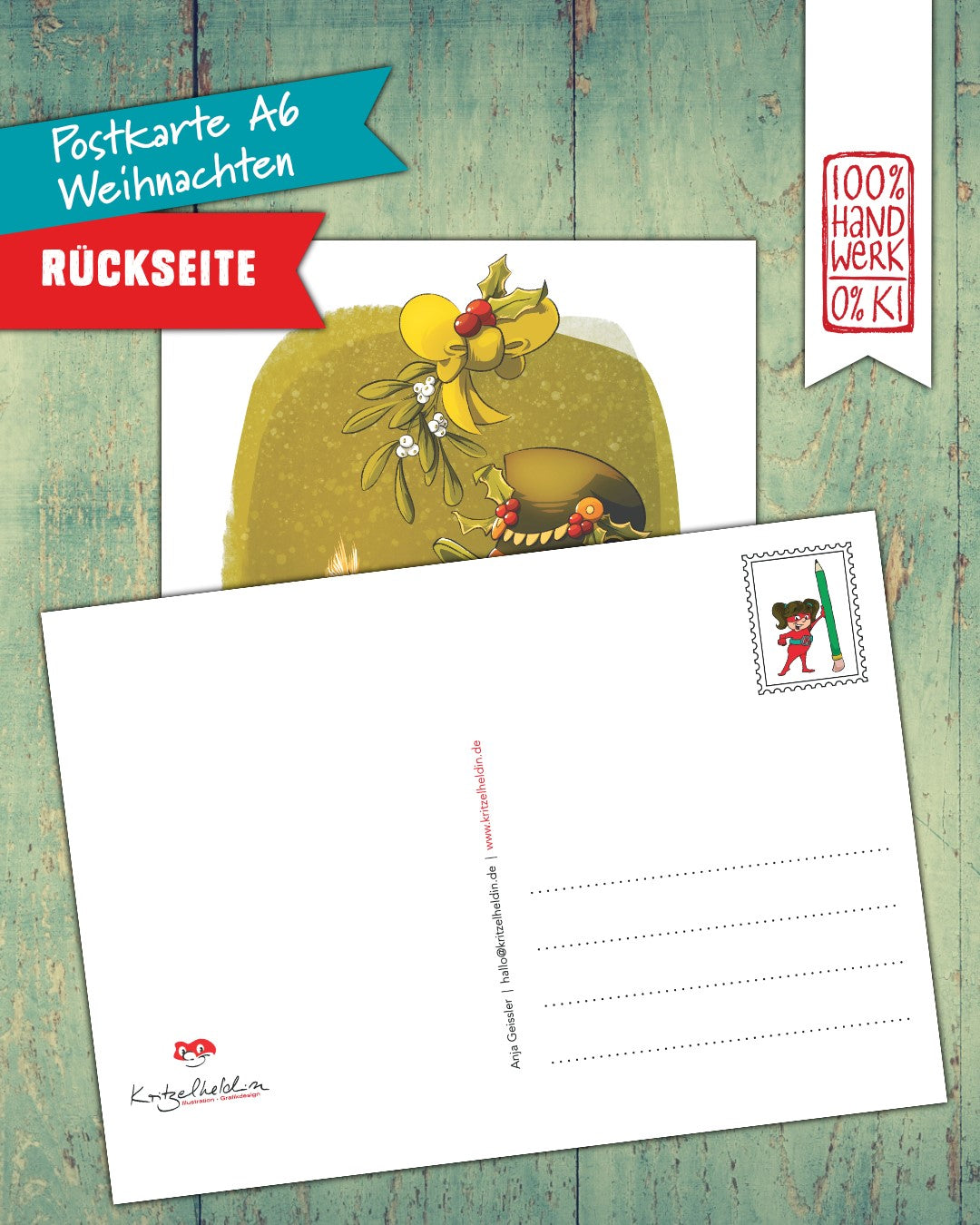 Postkarte - NUSSKNACKER