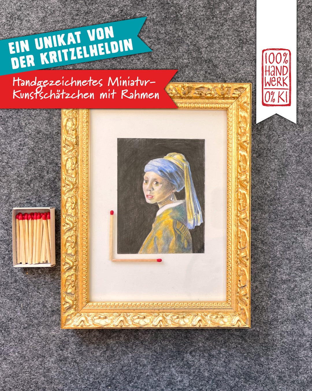 Das Mädchen mit dem Perlenohrring - GROSSE MEISTER – KLEINE KUNSTWERKE