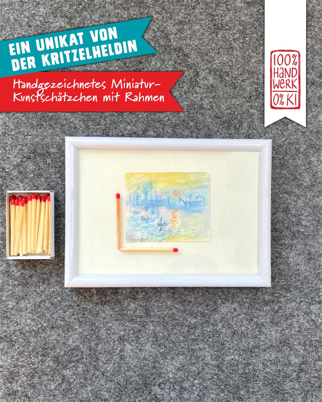 Impression, Sonnenaufgang - GROSSE MEISTER – KLEINE KUNSTWERKE