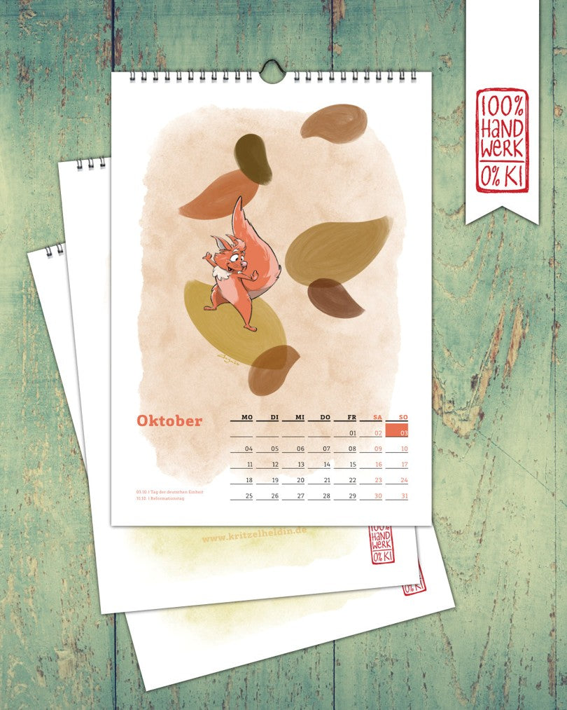 Wandkalender 2027 (A4)