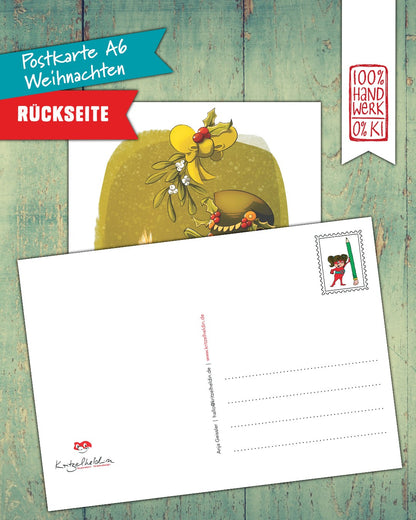 Postkarte - NUSSKNACKER