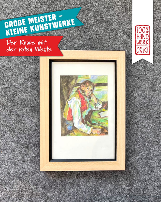 Der Knabe mit der roten Weste - GROSSE MEISTER – KLEINE KUNSTWERKE