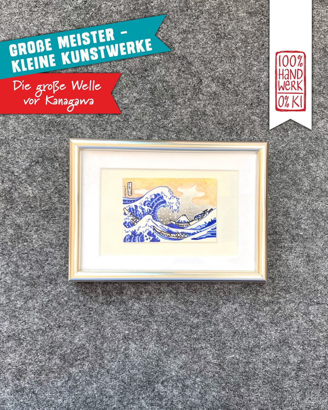 Die große Welle - GROSSE MEISTER – KLEINE KUNSTWERKE